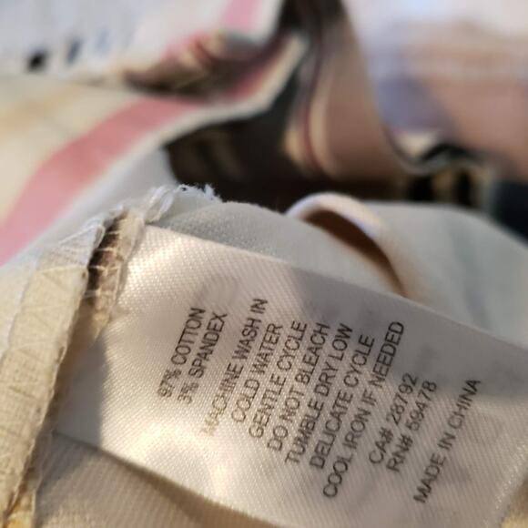 Cynthia Rowley Striped Shorts - 4 - Picture 4 of 4